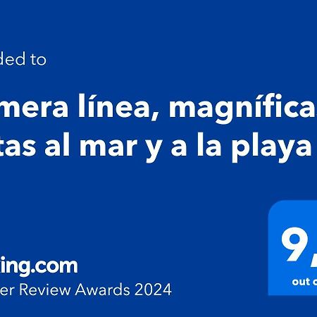 Primera Linea, Magnificas Vistas Al Mar Y A La Playa Retamar  Zewnętrze zdjęcie